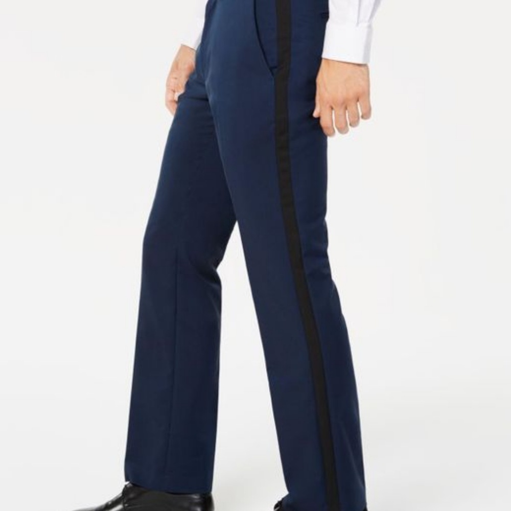 Alfani Men's Contrast Stripe Lux Pants